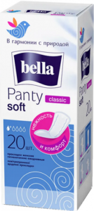 Bella Гигиенические ежедневные прокладки Panty Soft Classic 20шт