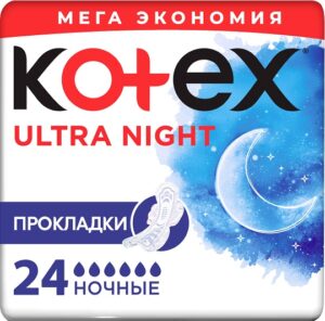 Kotex Прокладки Ultra Night Quadro Pad 24шт