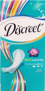 DISCREET Женские гигиенические прокладки на каждый день Deo Water Lily Single 20шт