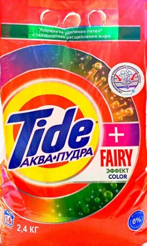 TIDE Порошок стиральный авт FAIRY эффект Color 2.4кг