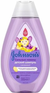 Johnson’s Baby Шампунь детский Сильные локоны с витамином Е 300мл