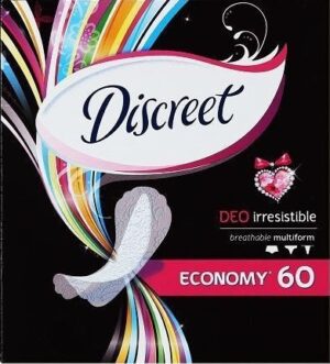 DISCREET Ежедневки Deo Irresistible Multiform Trio 60шт