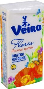 Бумажные платочки Veiro ароматизированные Лесные цветы 1шт