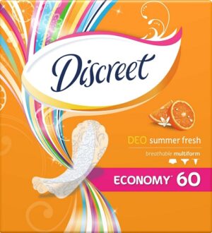 DISCREET Ежедневки Multiform Deo Summer Fresh Trio 60шт