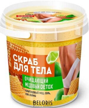 Fito Косметика Скраб для тела Очищающий Медовый Detox 155мл