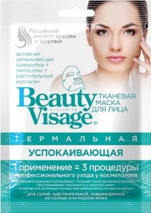 Beauty Visage Тканевая маска для лица Успокаивающая Термальная 25мл
