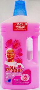 MR PROPER Моющая жидкость для полов и стен Розовые мечты 1000мл