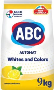 ABC Порошок для стирки авт Lemon Freshness 9кг