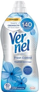 Vernel кондиционер для белья Fresh Control Ледяная прохлада 1740мл