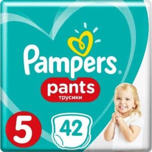 PAMPERS Подгузники-трусики Junior №5 (12-17кг) 42шт
