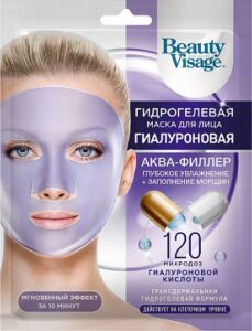 Beauty Visage гидрогелевая маска для лица Гиалуроновая 38мл