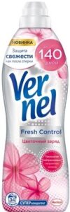Vernel кондиционер для белья Fresh Control Цветочный заряд 870мл