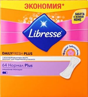 Libresse Ежедневные Прокладки Dailyfresh Normal Plus 64шт