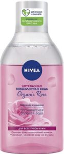 Nivea Мицеллярная вода Органическая Розовая для всех типов кожи 400мл