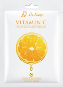 Dr.Kang тканевая маска для лица Lightening&Brightening Vitamin C 21мл