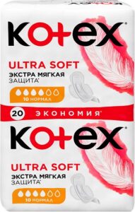 Kotex Прокладки Ultra Soft Normal Pads 20шт