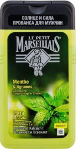 Le Petit Marseiliais Men гель-шампунь для душа 3в1 Мята и Лайм 250мл