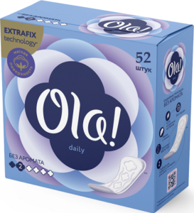 OLA Daily гигиенические прокладки на каждый день без запаха 52шт