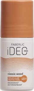 FABERLIC Men IDEO дезодорант ролик Classic Wood 50мл