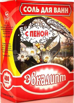 Соль-пена для ванн Эвкалипт 400гр