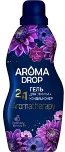 Aroma Drop гель+кондиционер для стирки 2в1 Лаванда и Ваниль 1000мл