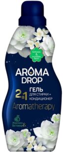 Aroma Drop гель+кондиционер для стирки 2в1 Жасмин и Ветивер 1000мл