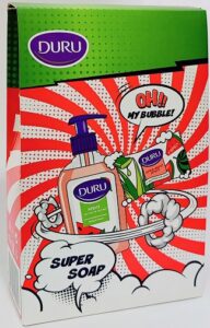 Подарочный набор Duru Super Soap Жидкое мыло и Туалетное мыло