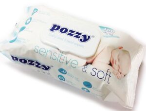 POZZY влажные детские салфетки Sensitive&Soft 100шт
