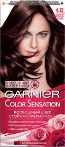 Garnier Color Sensation Краска для волос №4.12 Холодный Алмазный шатен 110мл