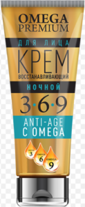 Omega Premium крем для лица Ночной Восстанавливающий Anti-Age c Omega 85мл