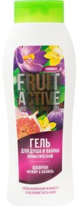 Fruit Active гель для душа и ванны Шафран Инжир и Ваниль 500мл