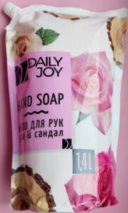 Daily Joy мыло жидкое Роза и Сандал дойпак 1.4л