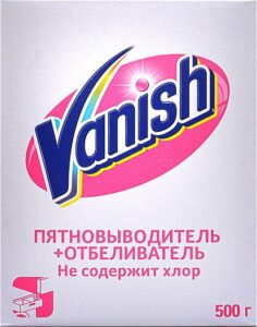 Vanish порошок Пятновыводитель+Отбеливатель Без хлора 500гр