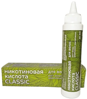 Миролла никотиновая кислота для волос Classic 65мл