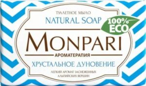 Monpari мыло туалетное Хрустальное дуновение 180гр