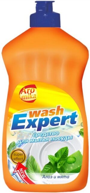 WashExpert средство для мытья посуды Алоэ и Мята 500мл