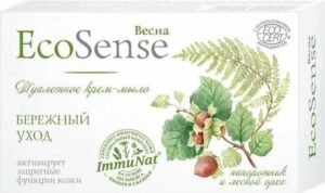 Весна Eco Sense крем-мыло туалетное Папоронтик и Лесной орех 90гр