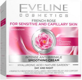 Eveline Cosmetics крем для лица Омолаживающий Французкая роза и Гиалуроновая кислота 50мл