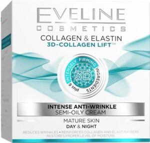 Eveline Cosmetics крем для лица Активное омолажение Коллаген и Эластин 50мл