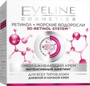 Eveline Cosmetics крем для лица Интенсивный лифтинг Ретинол и Гиалуроновая кислота 50мл