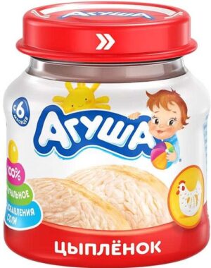 Агуша пюре мясное Цыплёнок 80мл