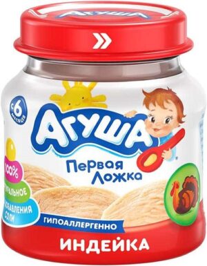 Агуша пюре мясное Индейка 80мл