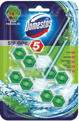 Domestos туалетный блок Хвойная свежесть(шарики) 2х55гр