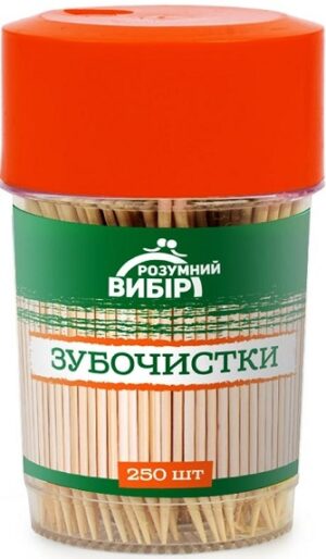 Разумный Выбор зубочистки Берёзовые 250шт