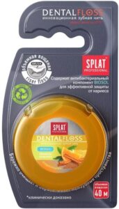Splat Зубная нить Dental Floss Апельсин и Корица 40м