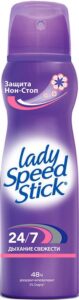 Lady Speed Stick Дезодорант спрей Дыхание свежести 150мл