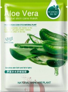 Aloe Vera тканевая маска для лица с экстрактом Алоэ вера 30гр