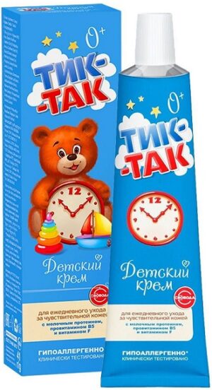 Свобода Тик-Так крем Детский с молочным Протеином 0+ 40мл
