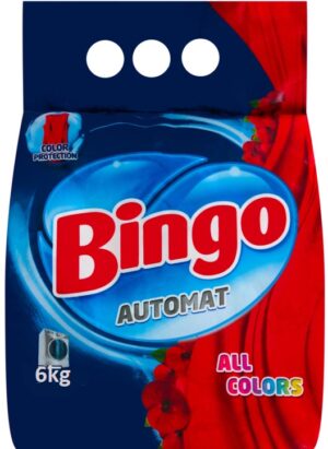 BINGO Порошок стиральный автомат ALL COLORS 6кг