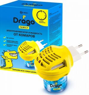 Grass Drago Электрофумигатор и жидкость от Комаров 30ночей 1шт